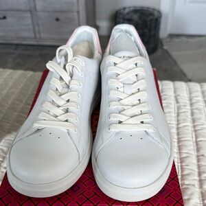 Tory Burch White Leather Sneakers